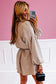 Taupe Balloon Sleeve Romper