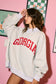 Georgia Reversible Mock Neck Sweatshirt