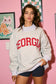 Georgia Reversible Mock Neck Sweatshirt