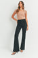 Make My Day Black Flare Jeans