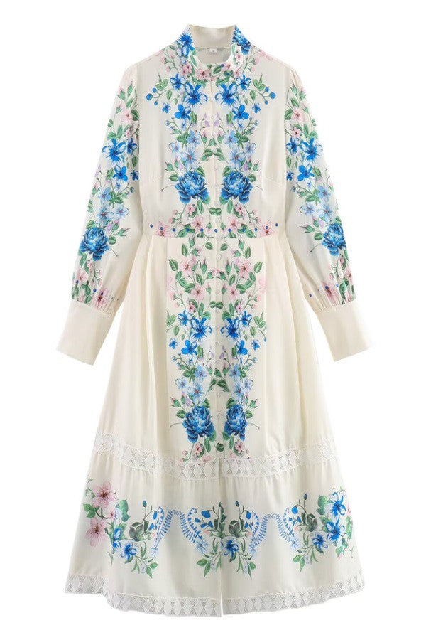 All A Dream Floral Fit And Flare Dress