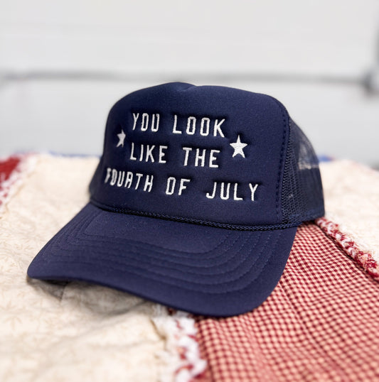The Fourth of July Trucker Hat