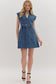 Dream in Denim Belted Shirt Dress