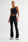 Movin And Groovin Flared Athleisure Pants