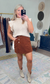 That Girl Ruffle Sleeve Cable Knit Top