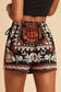 West of Here Printed Wrap Skort