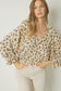 **MORE COLORS** ENTRO: She’s Smitten Leopard Print Surplice Blouse