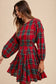 Tartan Plaid Flounce Dress