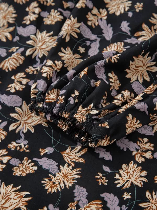 Small Town Girl Floral Print Babydoll Dress