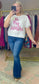 Be My Valentine Sequin Puff Sleeve Top