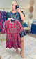 Tartan Plaid Ruffle Dress