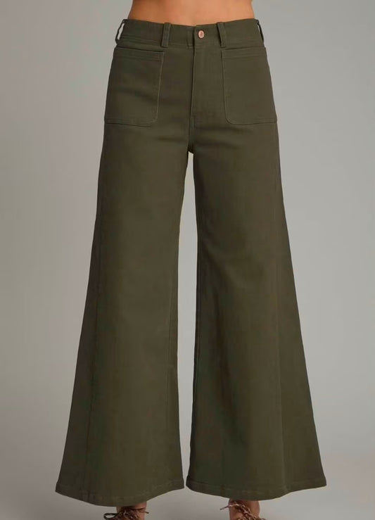 **MORE COLORS** ENTRO: Good Genes Wide Leg Denim