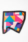 Block Party Multicolor Silk Neck Scarf