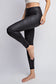 Matte High Rise Vegan Leather Leggings