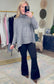 Black Flare Denim Pants