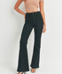 Black Flare Denim Pants