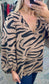 MUD PIE: Rather Be Wild Animal Print Blouse
