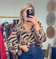 MUD PIE: Rather Be Wild Animal Print Blouse