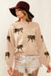 Tiger Balloon Sleeve Sweater