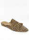 Cheetah Print Tassel Mules