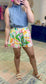 FLYING TOMATO: Multicolor Print Shorts