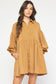 Smock Wrist Shirt Dress