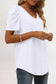 MORE COLORS Puff Sleeve V-Neck Top