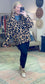 Tan Leopard Deep Pile Sherpa Pullover