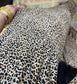 Wide Leg Leopard Ruffle Pants