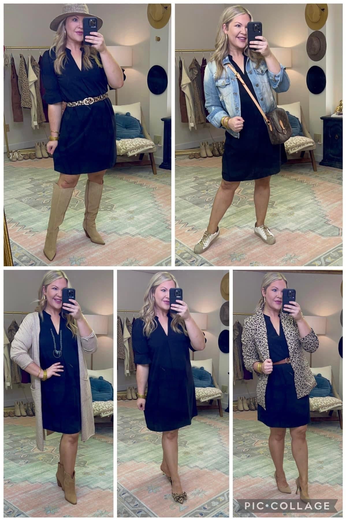 **MORE COLORS** Short Sleeve Split Neck Ruffle Shift Dress