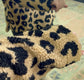 Tan Leopard Deep Pile Sherpa Pullover