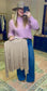 Camel Brushed Ribbed Knit Mock Neck Top