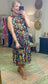 Ruffle Tiered Floral Print Midi Dress