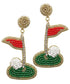 Let’s Par Tee Beaded Golf Earrings